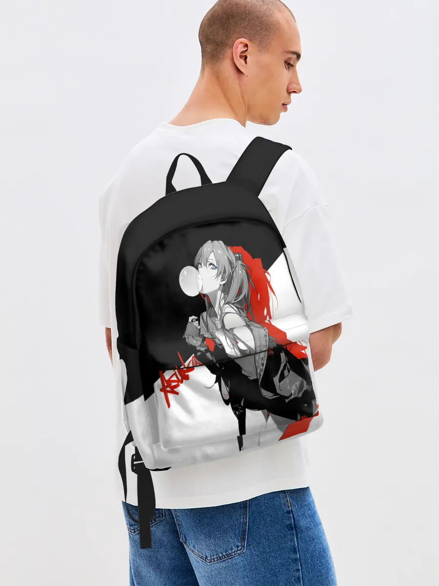 Рюкзак джинсовый / Asuka Langley Evangelion