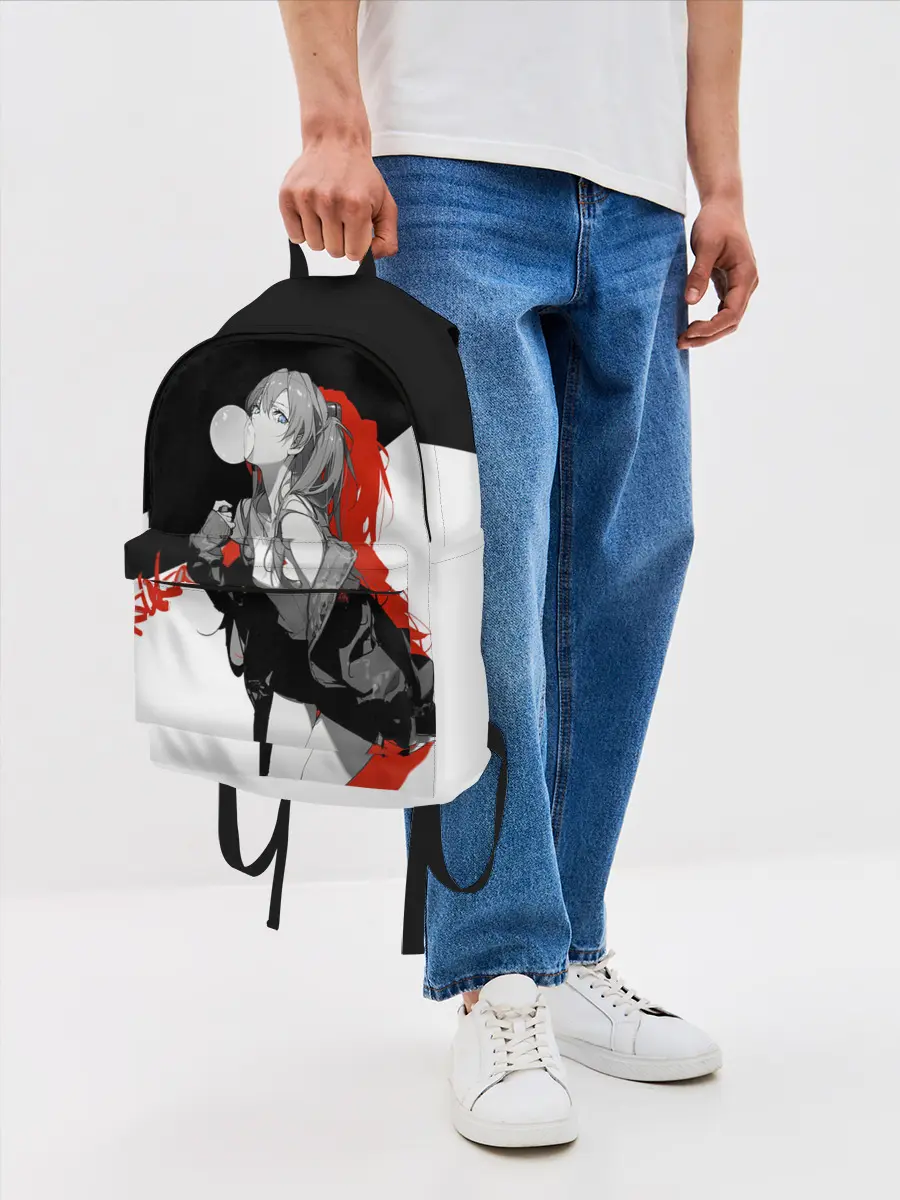 Рюкзак джинсовый / Asuka Langley Evangelion