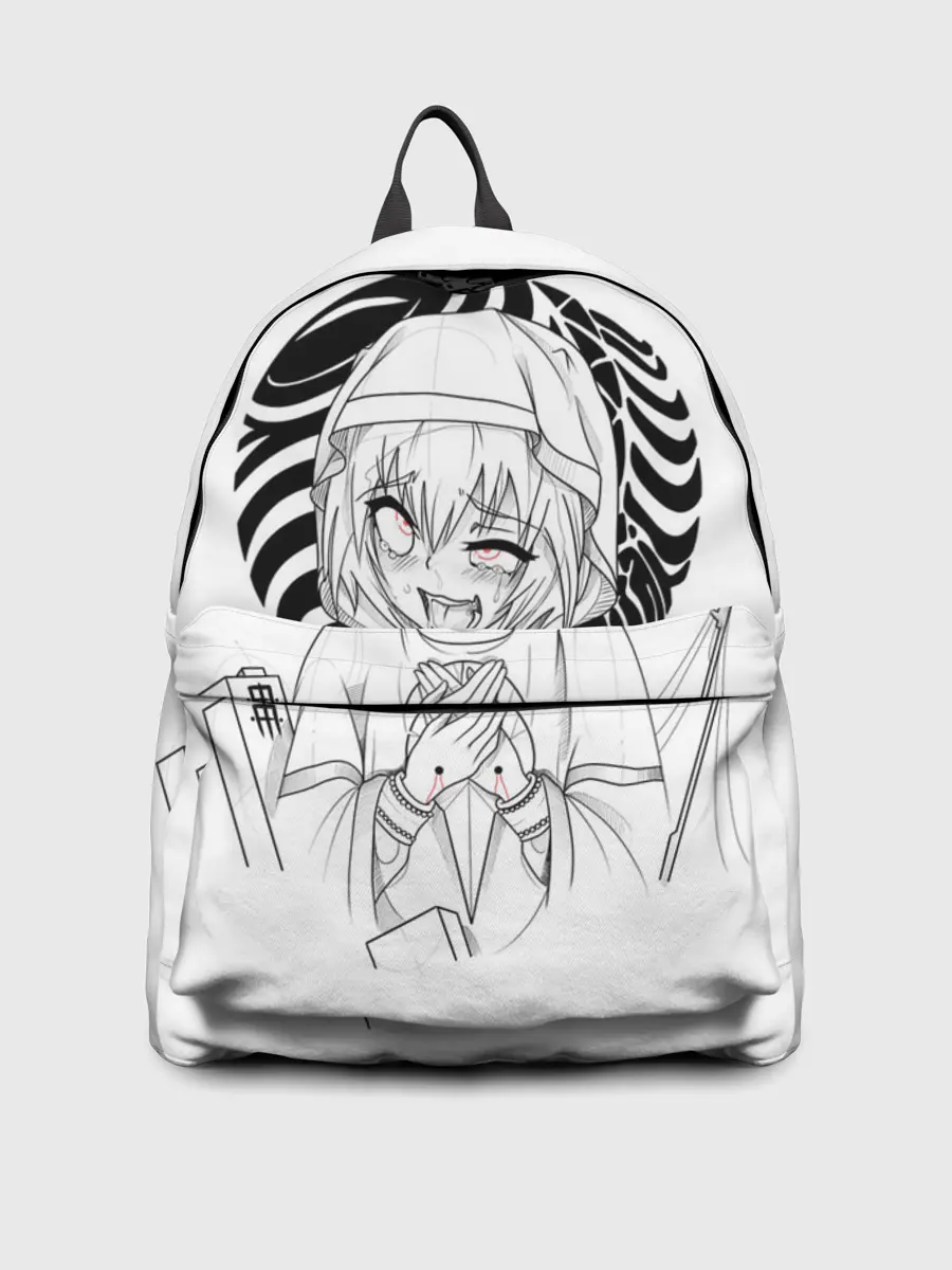 Рюкзак джинсовый / Ahegao