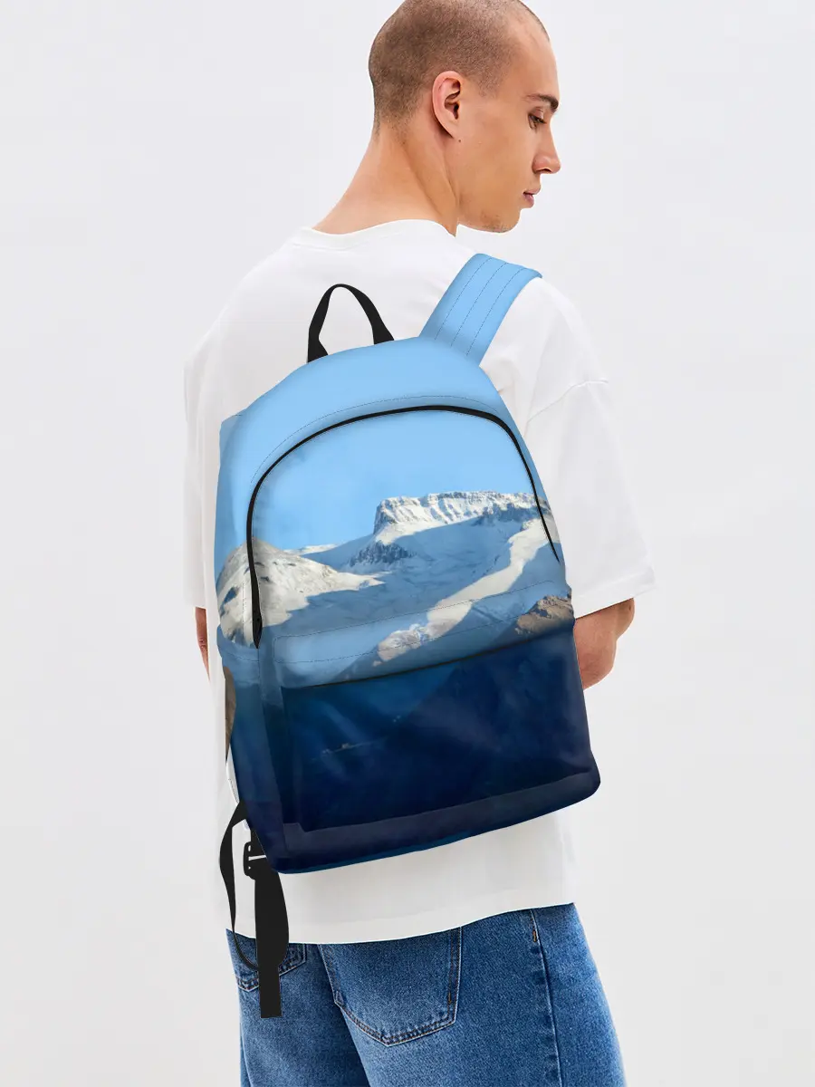 Рюкзак джинсовый / Снежные горы