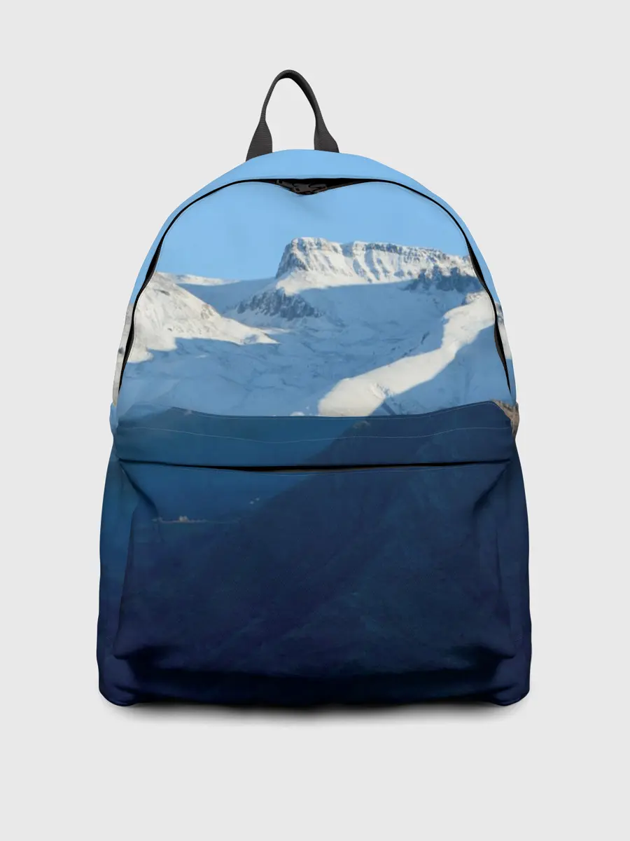 Рюкзак джинсовый / Снежные горы