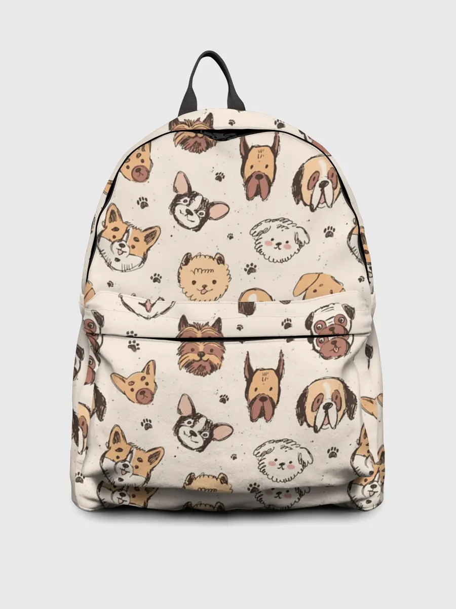 Рюкзак джинсовый / Хипстерские собачки