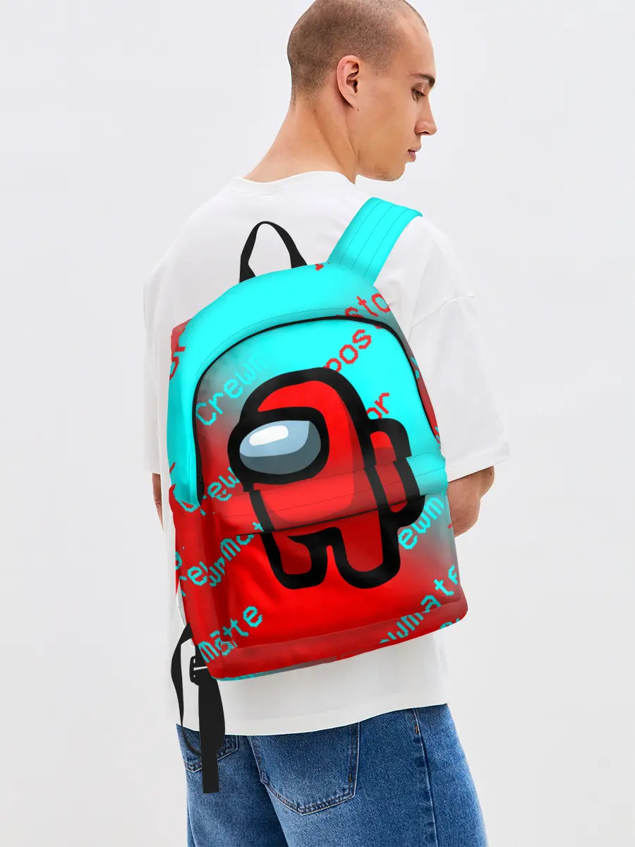 Рюкзак джинсовый / AMONG US - Impostor/Crewmate