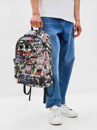 Рюкзак джинсовый / Street graffiti