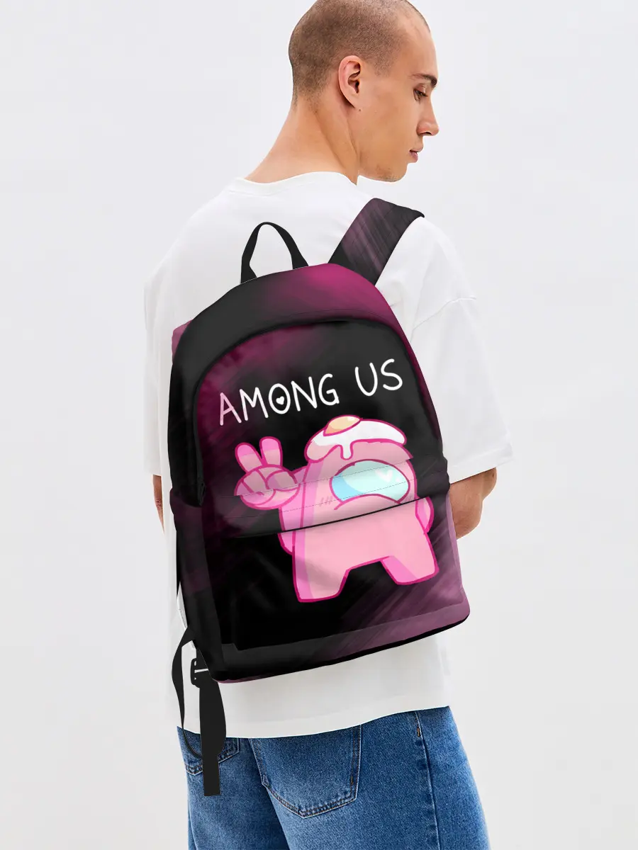 Рюкзак джинсовый / AMONG US - Милота