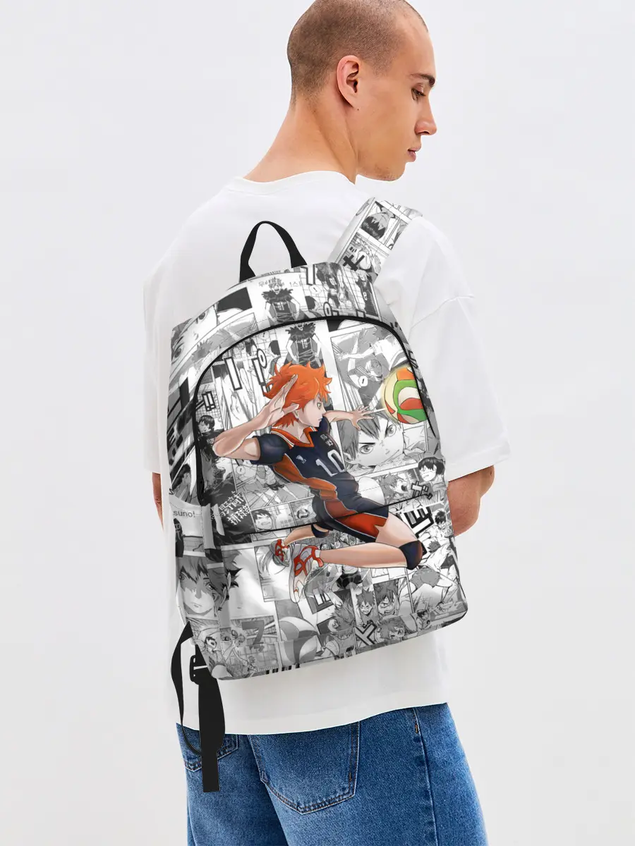 Рюкзак джинсовый / Хината Се Haikyu!