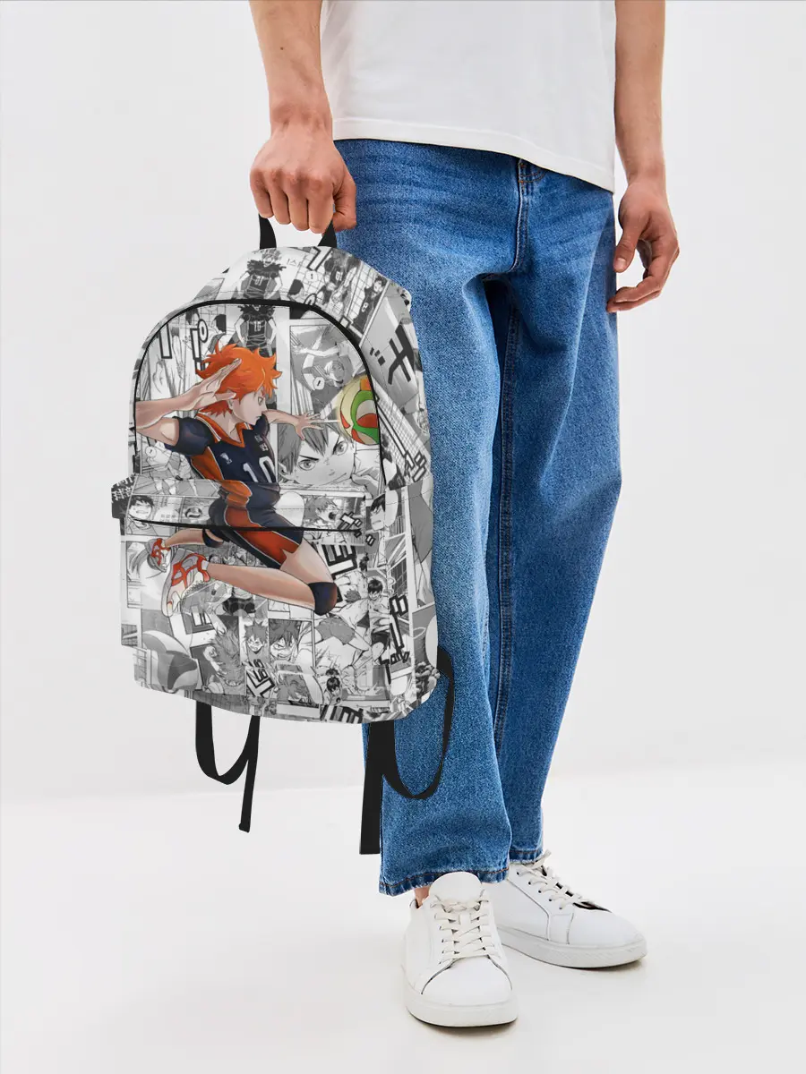 Рюкзак джинсовый / Хината Се Haikyu!