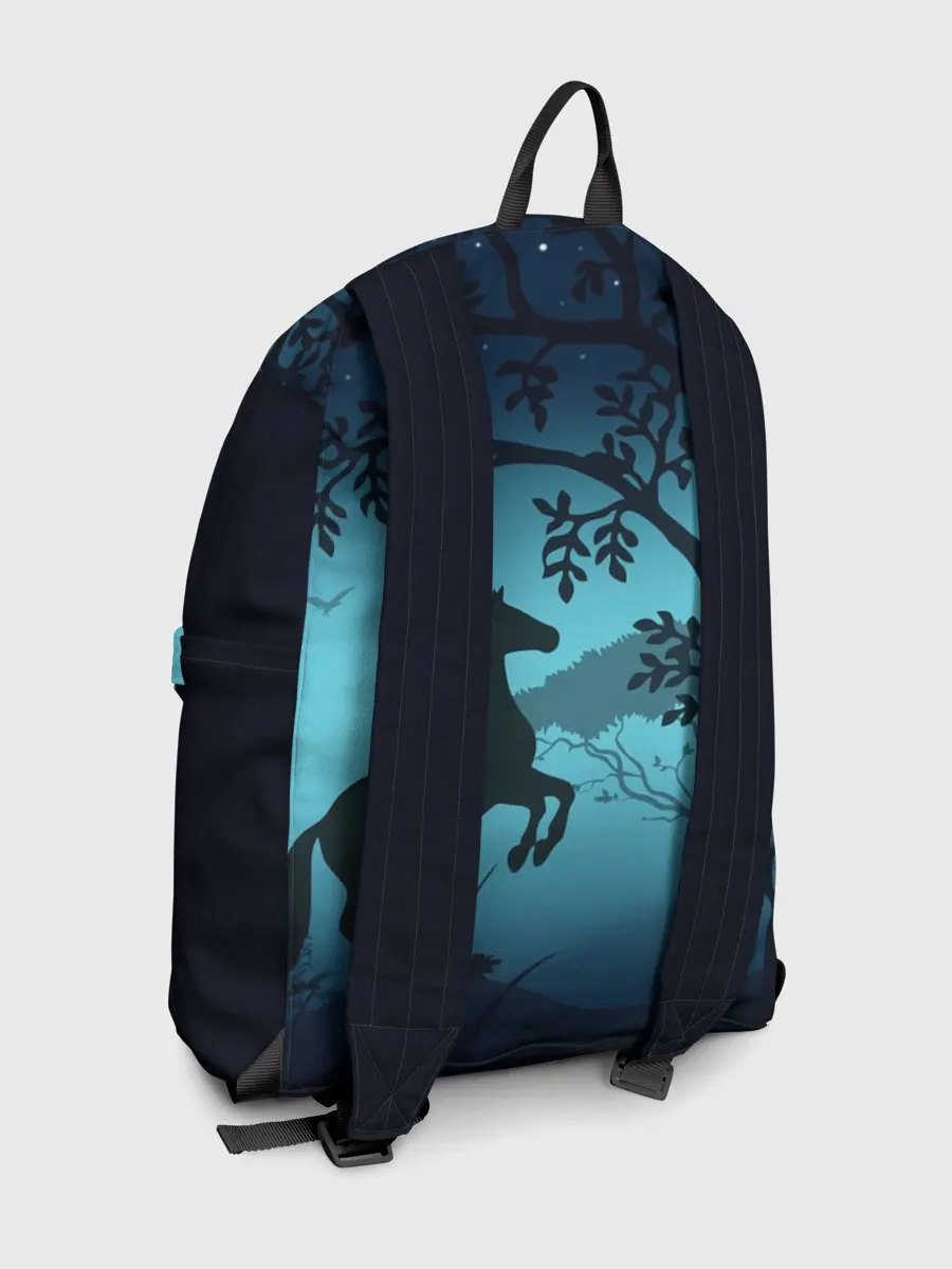 Рюкзак джинсовый / Конь