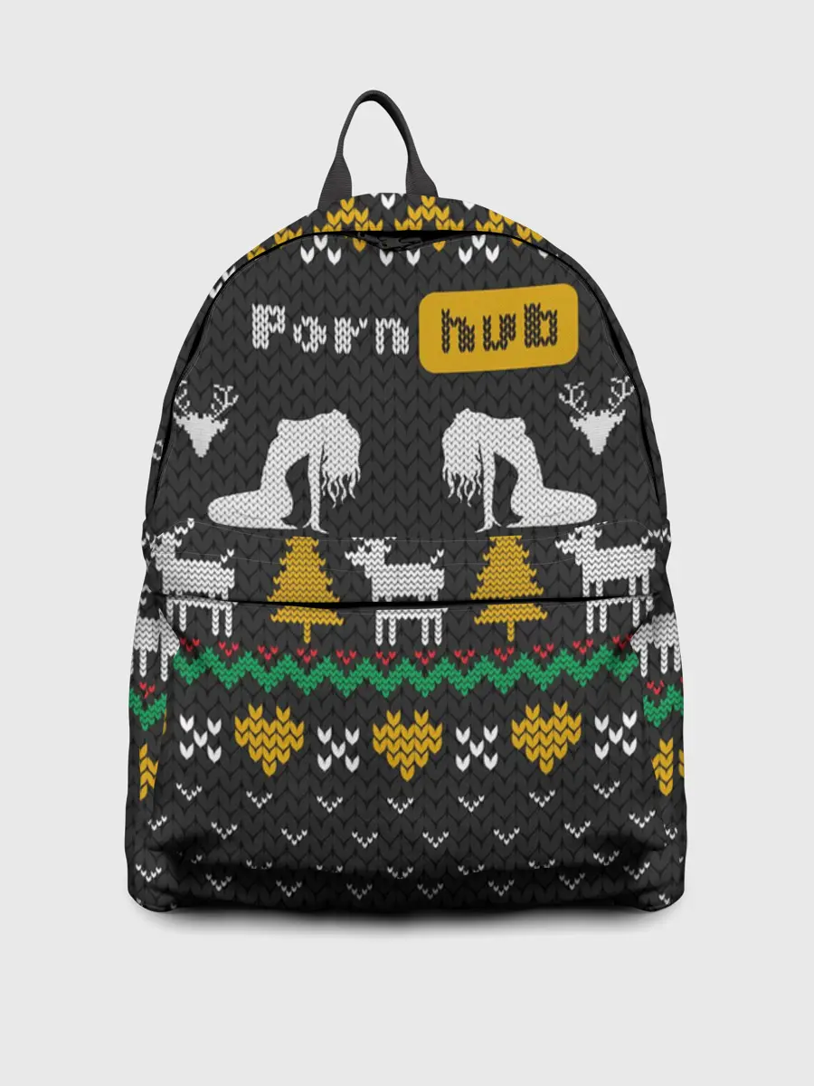 Рюкзак джинсовый / Pornhub свитер с оленями