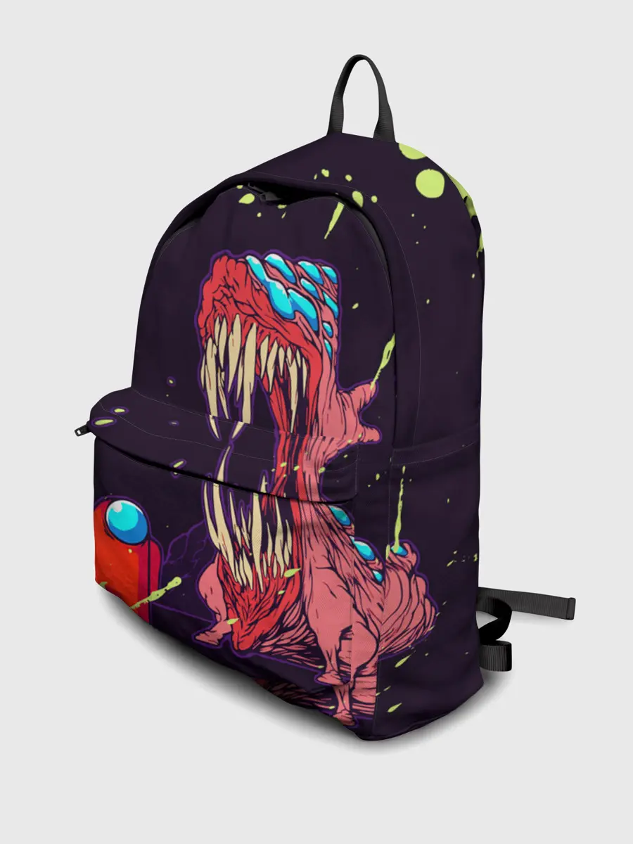 Рюкзак джинсовый / AMONG US - MONSTER