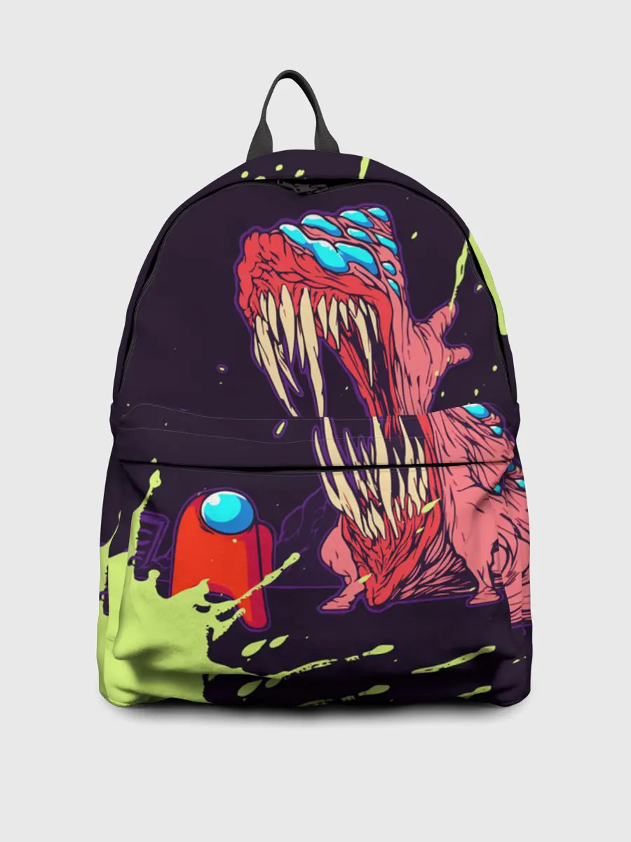 Рюкзак джинсовый / AMONG US - MONSTER