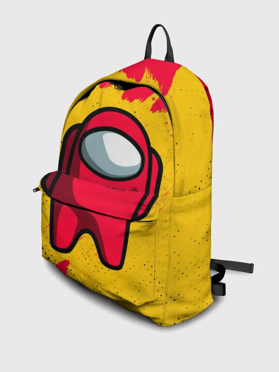 Рюкзак джинсовый / AMONG US - КРАСНЫЙ