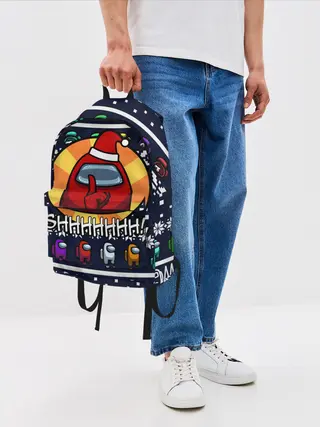 Рюкзак джинсовый / AMONG US