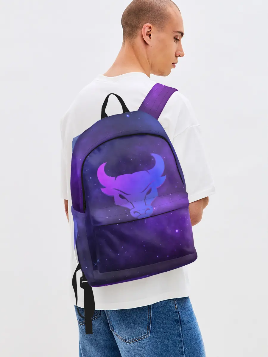 Рюкзак джинсовый / Бык