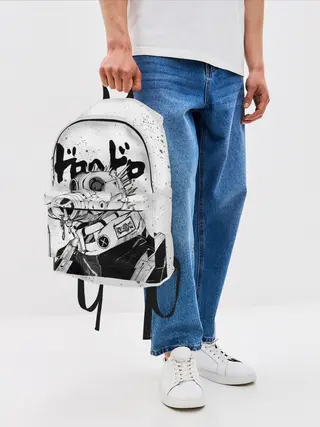 Рюкзак джинсовый / Кайман Дорохедоро