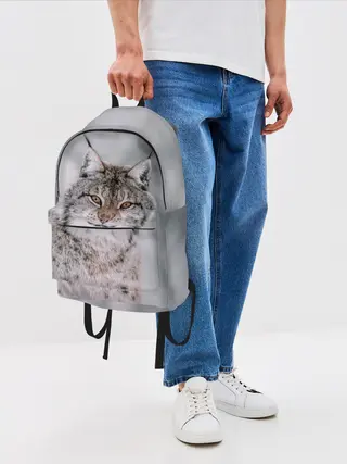 Рюкзак джинсовый / Рысь