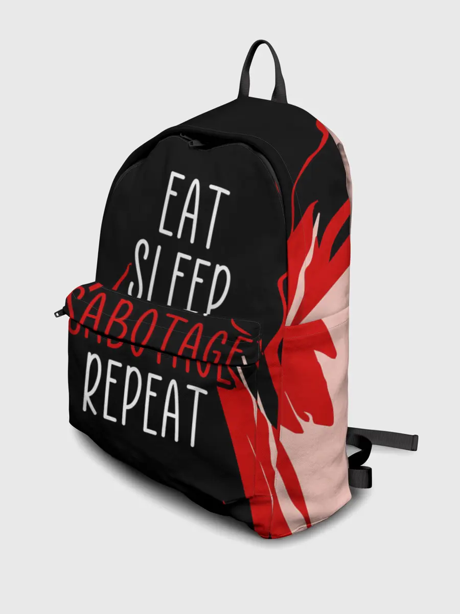 Рюкзак джинсовый / AMONG US - САБОТАЖ