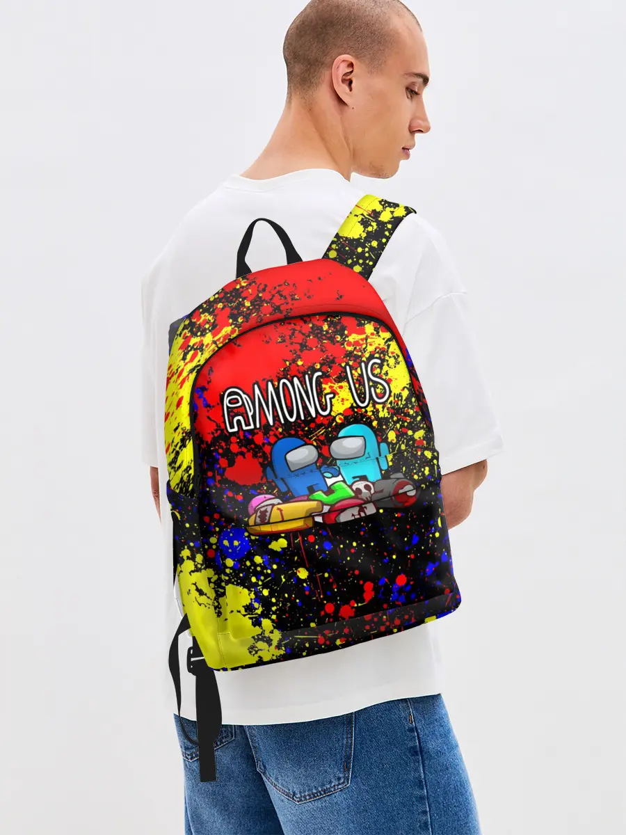 Рюкзак джинсовый / AMONG US