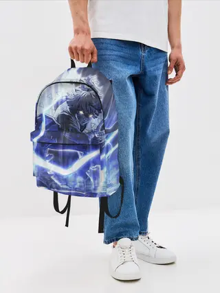 Рюкзак джинсовый / Клинок рассекающий демонов