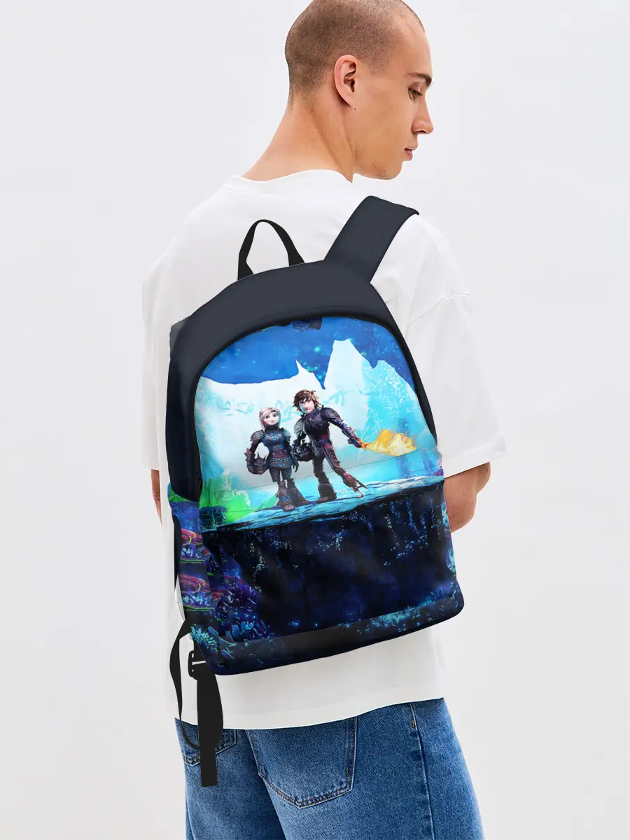 Рюкзак джинсовый / Как приручить Дракона 3