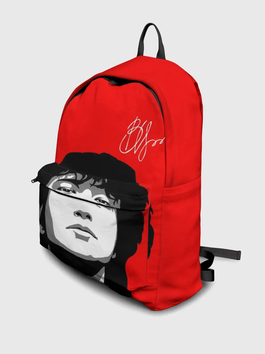 Рюкзак джинсовый / ВИКТОР ЦОЙ