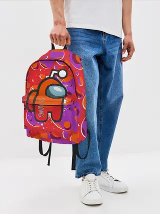 Рюкзак джинсовый / Among us