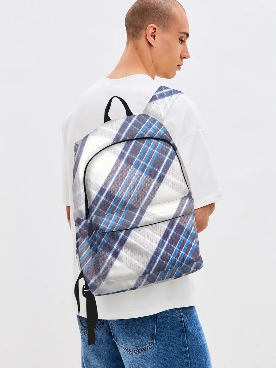 Рюкзак джинсовый / Шотландка | Scottish | Tartan