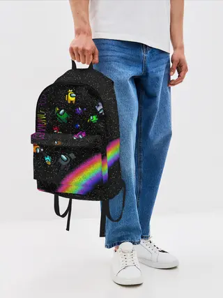 Рюкзак джинсовый / Among Us