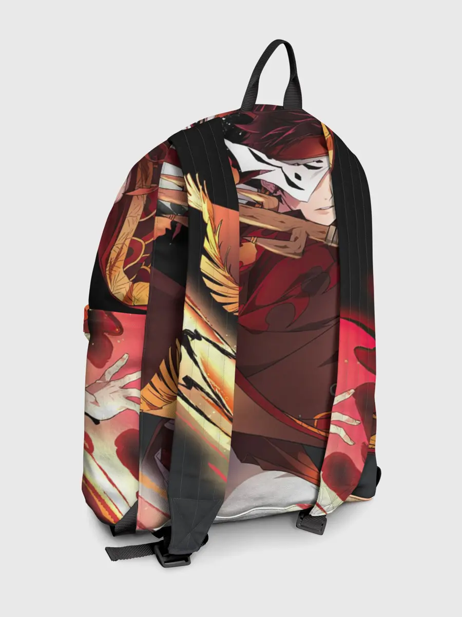 Рюкзак джинсовый / КЛИНОК РАССЕКАЮЩИЙ ДЕМОНОВ