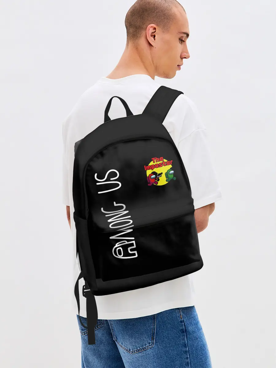 Рюкзак джинсовый / Among Us | The Imposter