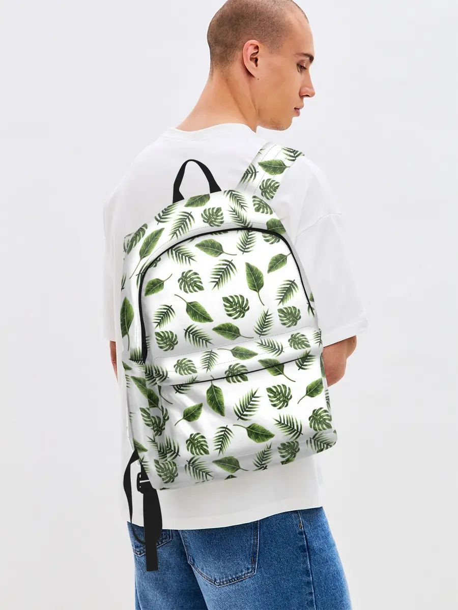 Рюкзак джинсовый / папоротник