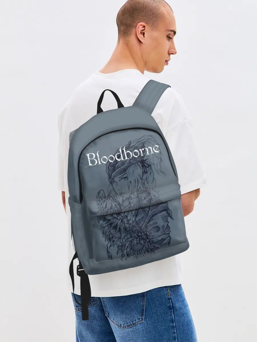 Рюкзак джинсовый / Bloodborne