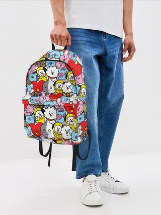 Рюкзак джинсовый / BT21 / BTS