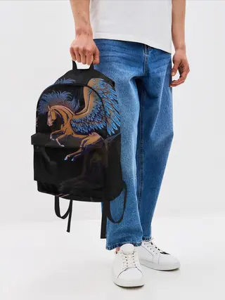 Рюкзак джинсовый / Pegasus wings