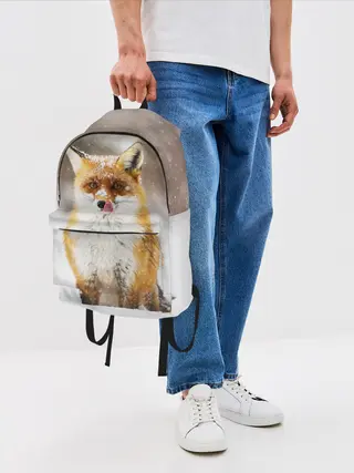 Рюкзак джинсовый / Лиса