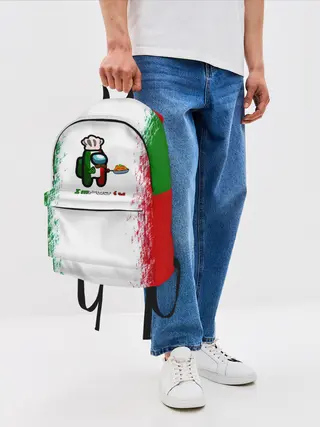 Рюкзак джинсовый / Among Us Impasta