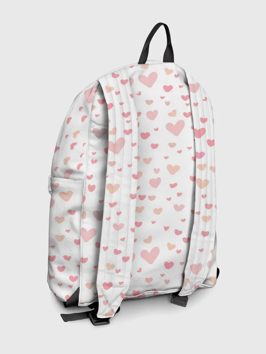 Рюкзак джинсовый / AMONG US - СЕРДЕЧКО