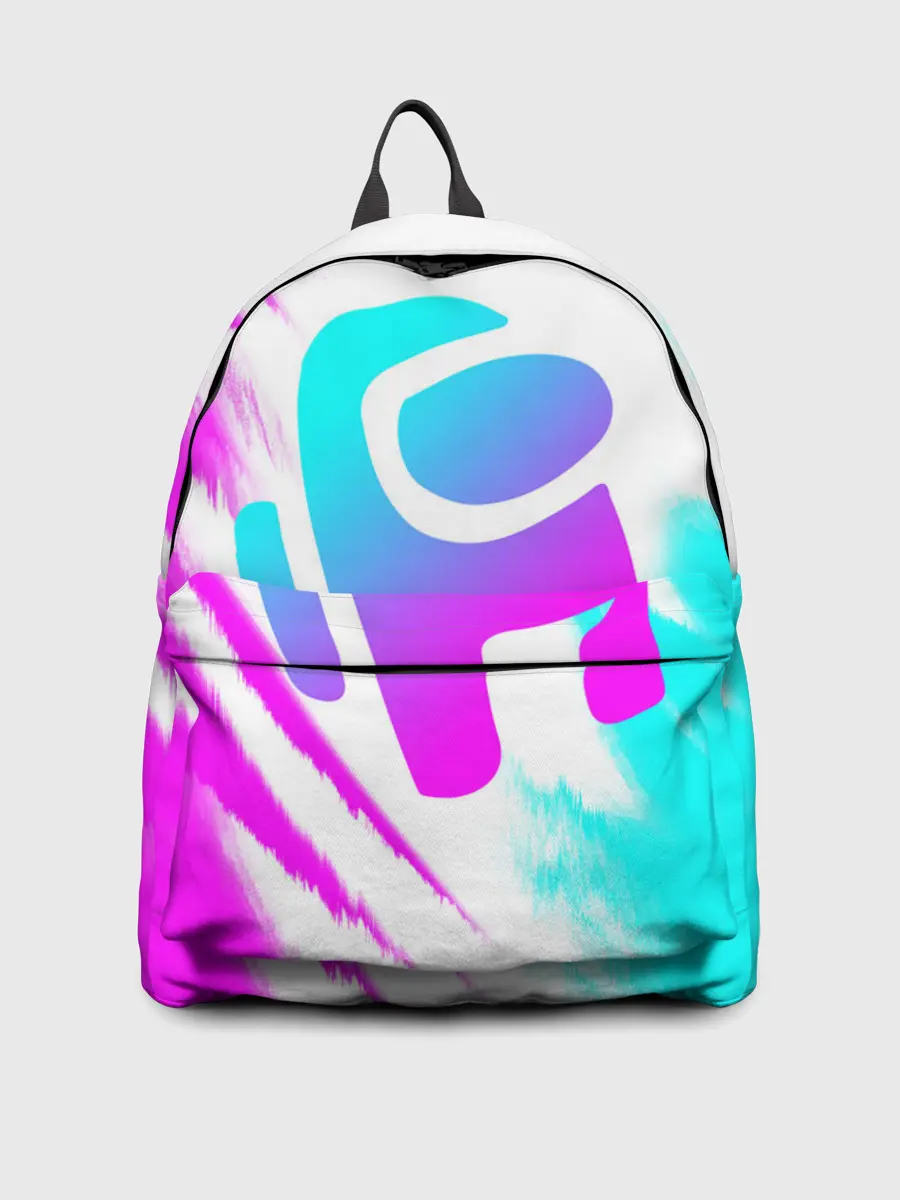 Рюкзак джинсовый / AMONG US - NEON