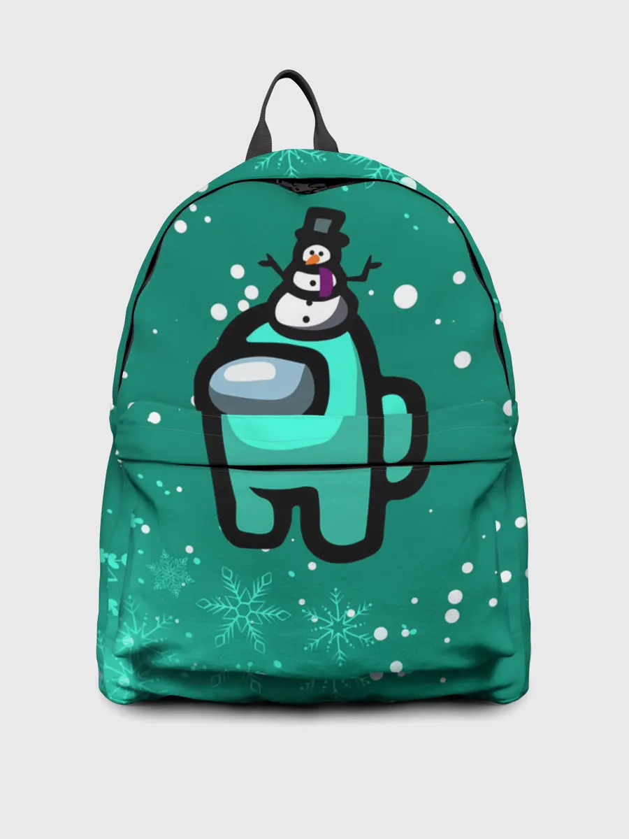 Рюкзак джинсовый / AMONG US - СНЕЖНЫЙ