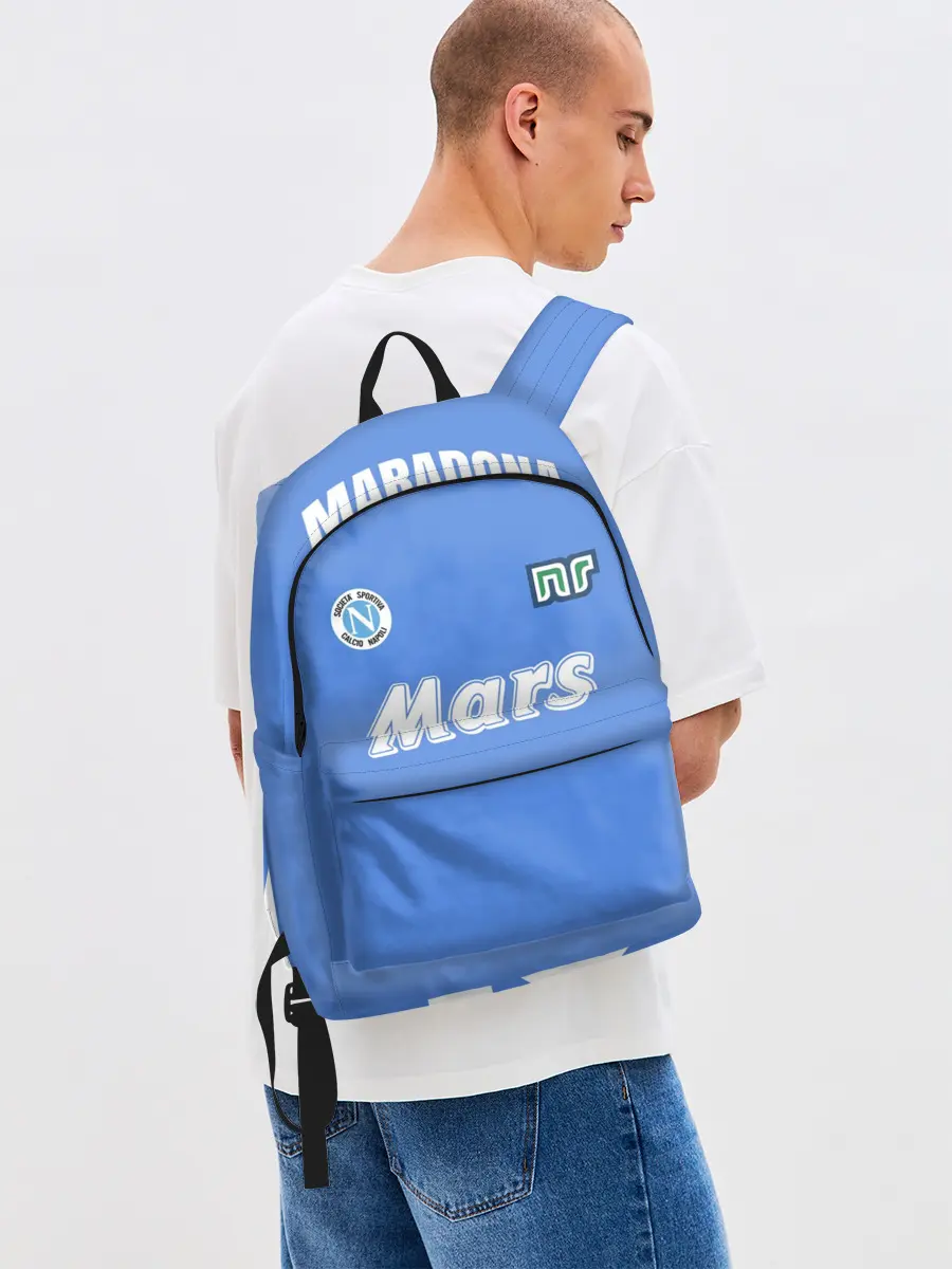 Рюкзак джинсовый / Диего Марадона Наполи