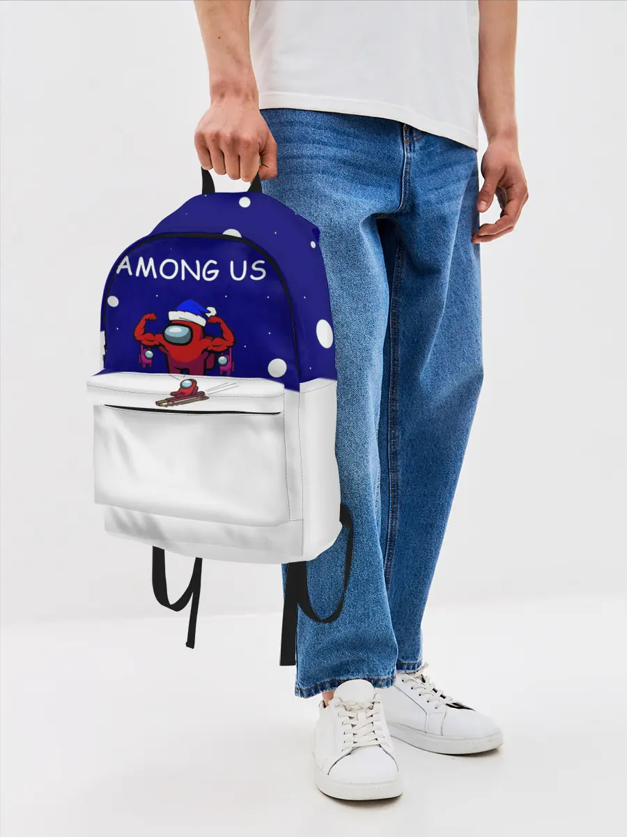Рюкзак джинсовый / Спортивный AMONG US