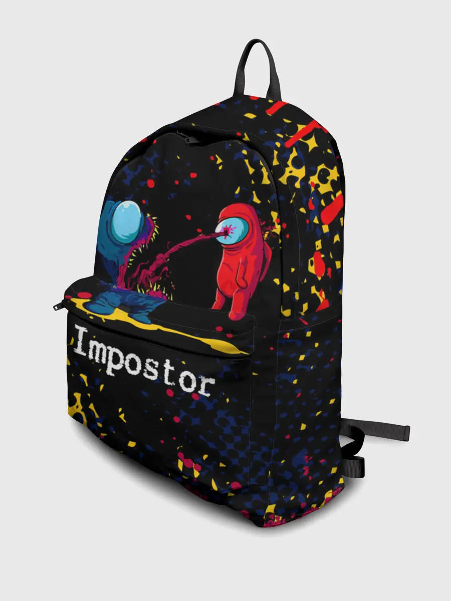 Рюкзак джинсовый / Among Us - Impostor.