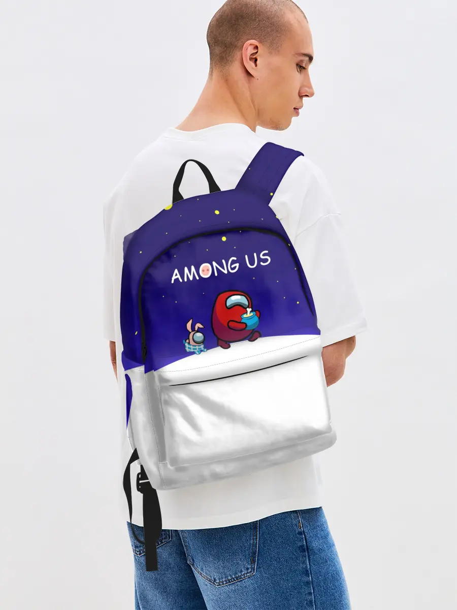 Рюкзак джинсовый / Among us наша версия