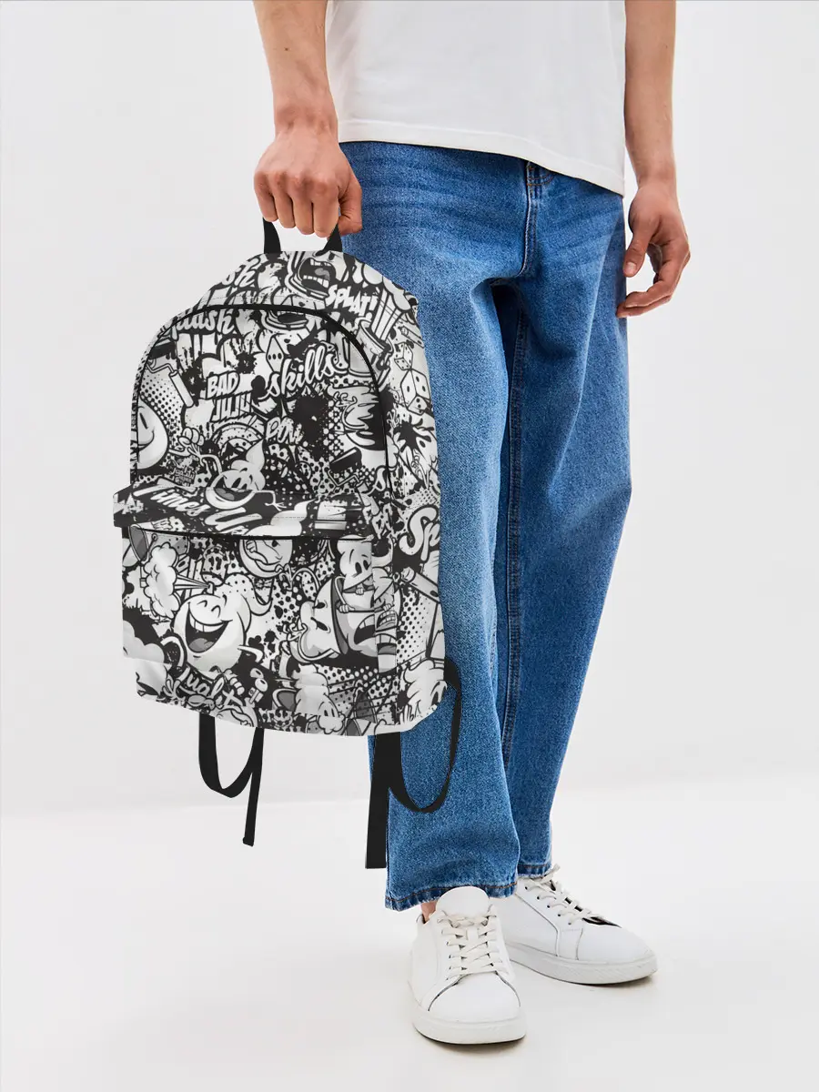 Рюкзак джинсовый / Граффити