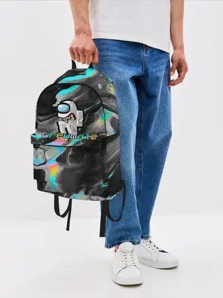 Рюкзак джинсовый / Among Us