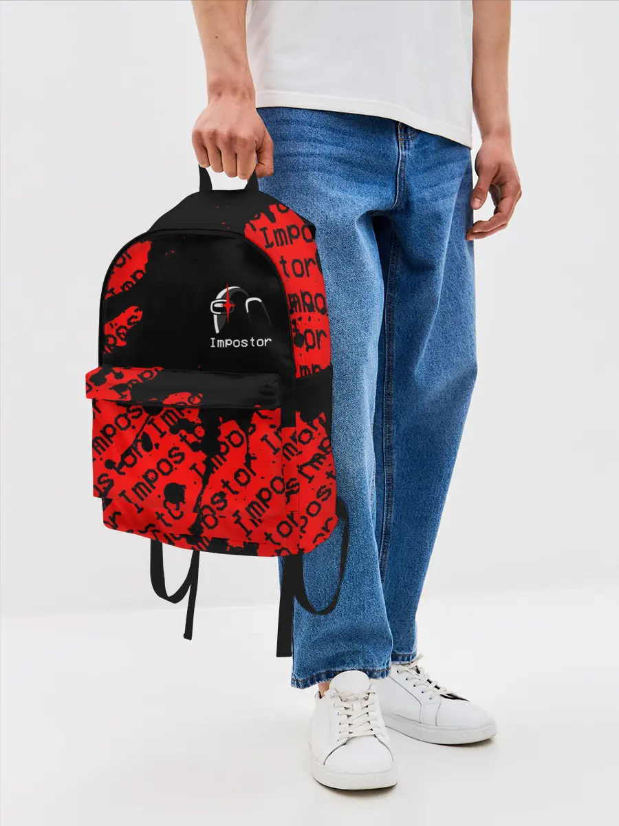 Рюкзак джинсовый / AMONG US - Impostor