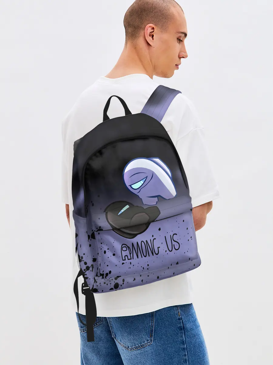 Рюкзак джинсовый / AMONG US - Кто Импостор?