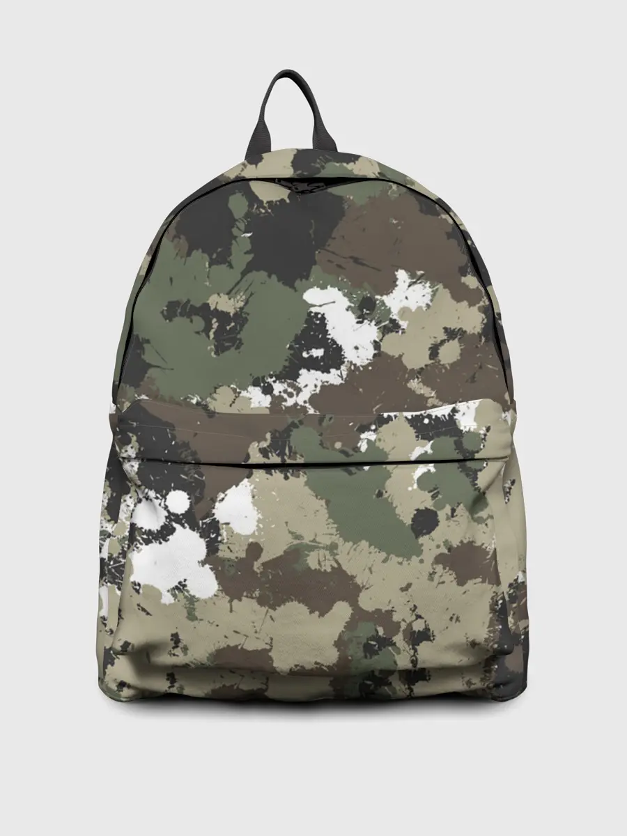 Рюкзак джинсовый / Камуфляж с кляксами