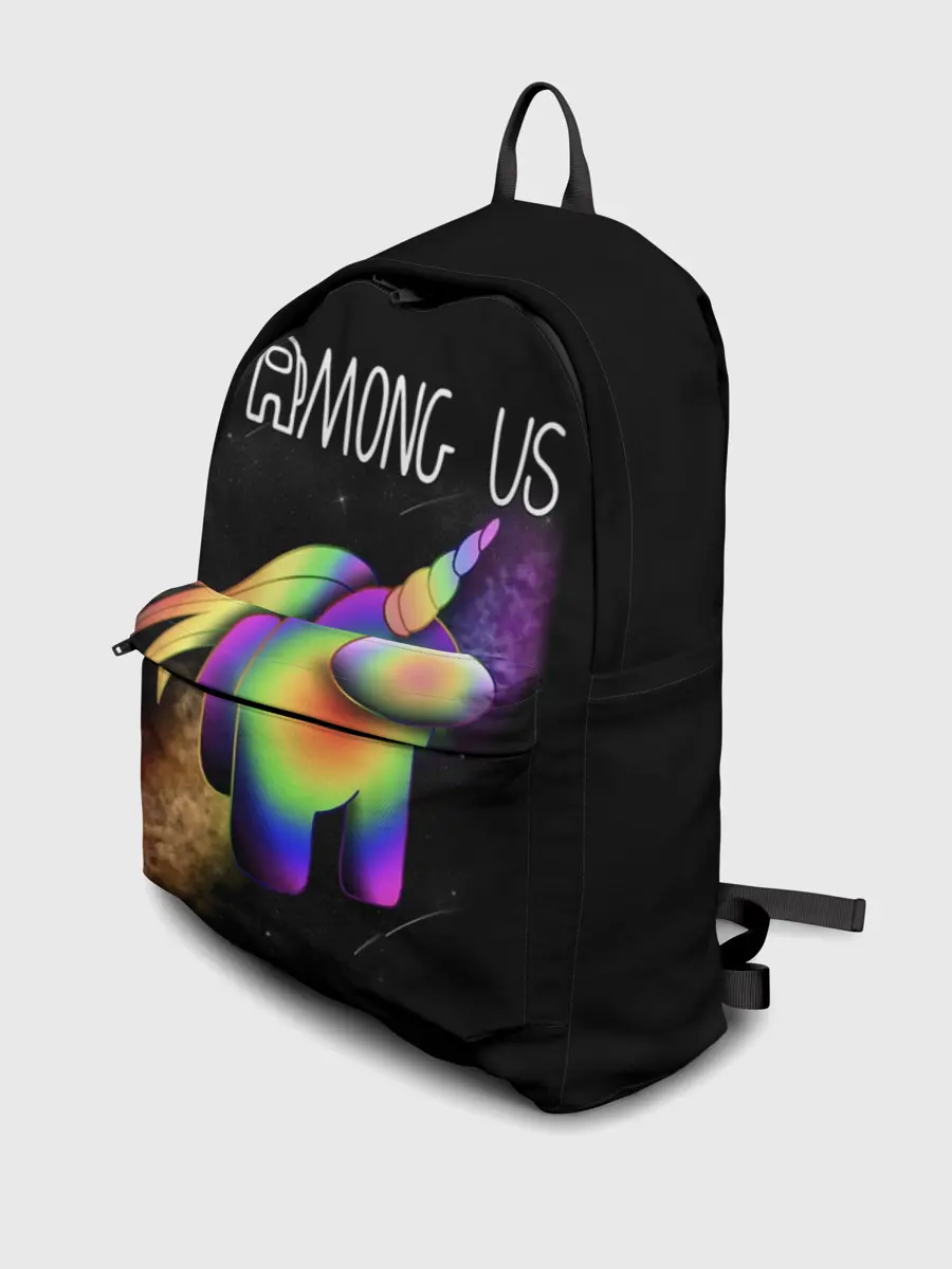 Рюкзак джинсовый / AMONG US ЕДИНОРОГ
