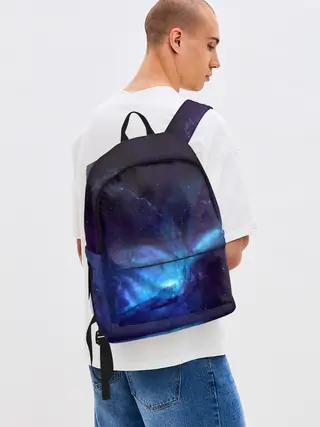 Рюкзак джинсовый / Космос